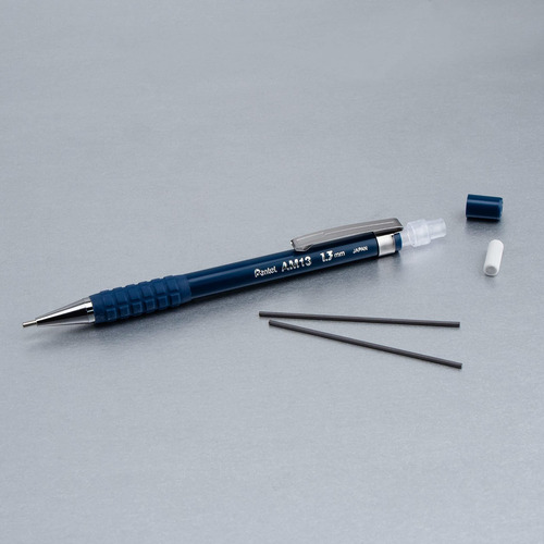 Portaminas 1.3mm Pentel.e-sharp Hd Dark Blue Barrel 1