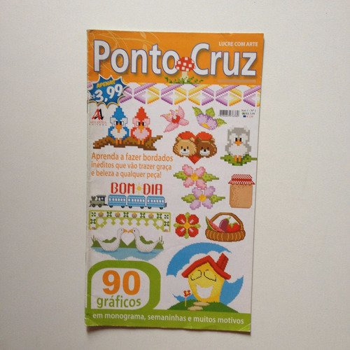 Revista Ponto Cruz Monograma Semaninhas Bichinhos B957