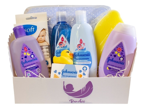 Box De Higiene Bebe Ajuar Kit Baño Regalo Ideal Babyshower