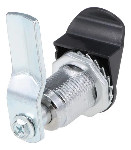 Cerradura De Leva Triangular 1-1/4 Cilindro Plateado 4pzs