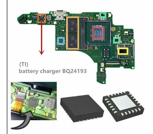 Controlador Ic M92t36 Nintendo Switch Circuito De Carga