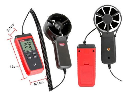 Anemómetro Digital Ut363s Uni-t - Mihaba