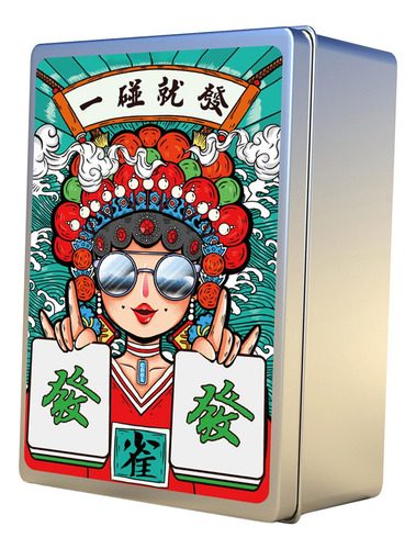 Mahjong Playing Cards Azulejo Mahjong Resistente A Estilo A