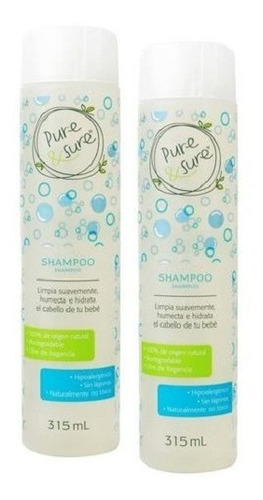 Shampoo Para Bebé Pure & Sure 315ml 2 Piezas