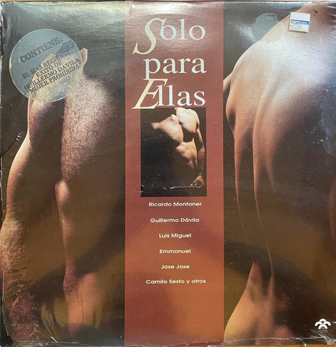 Disco Lp - Variado / Solo Para Ellas. Compilación (1991)