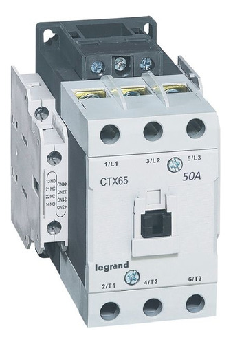 Contactor Ctx 3p 50a 2na + 2nc 230v Ac Ref 416146 Legrand