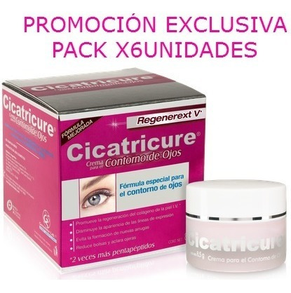 Pack X6 Cicatricure Contorno De Ojos 8,5grs Promo!