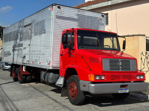 Mb 1218 Caminhão Truck 6x2 Baú De Aluminio 18 Paletes 9,50m