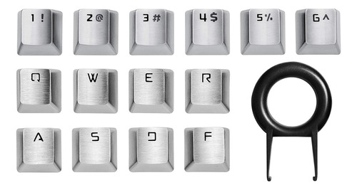 Hallsen Teclas De Metal Para Teclado Mecnico Para Juegos (wa