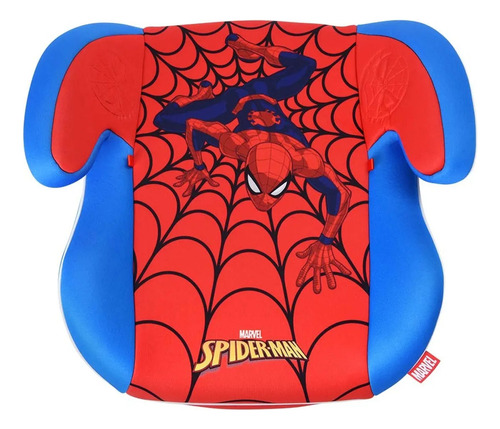 Assento P/ Carro Booster Spider Man Azul/vermelho -multikids