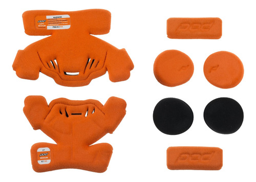Protector Pod K1 Set De Pads Rodillera Orange Ym (izquierdo)