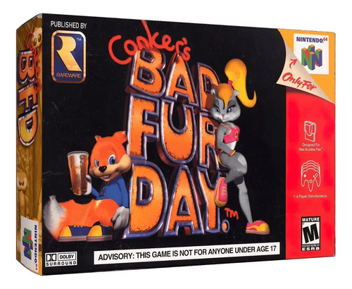 Conker's Bad Fur Day Nintendo 64 Físico En Caja