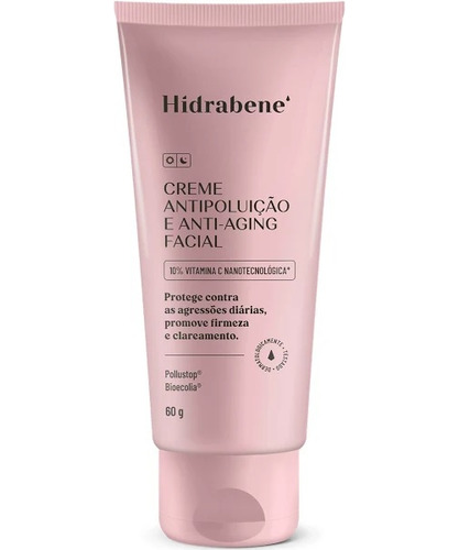 Creme Antipoluição Anti-aging Facial 60gr Hidrabene - Dahuer Todo O Tipo De Pele