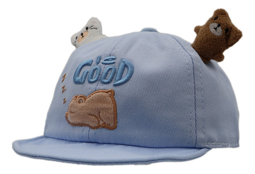 Gorra Con Orejitas De Osos Para Bebés De 9 Meses A 1 Año