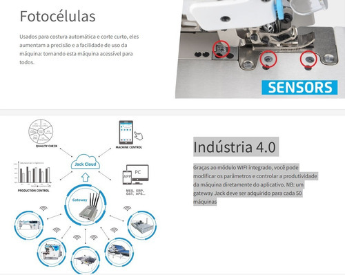 Overlock electrónico con transporte inteligente - Jack-C6