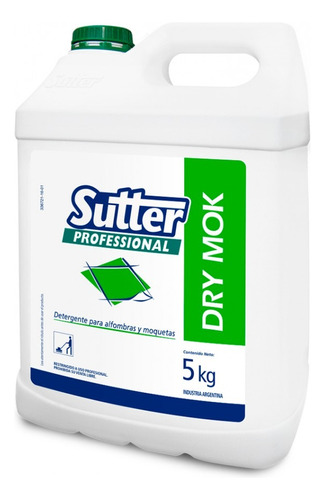 Shampoo Neutro Limpia Tapizados Sutter Dry Mok X5kg