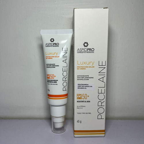 Aspidpro Porcelaine Luxury 50+ Protector Solar Crema