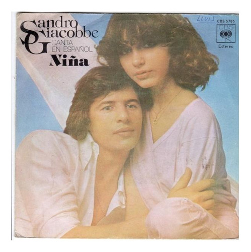 Sandro Giacobbe - Niña (en Español) | 7 Single Vinilo Usado (Usado)