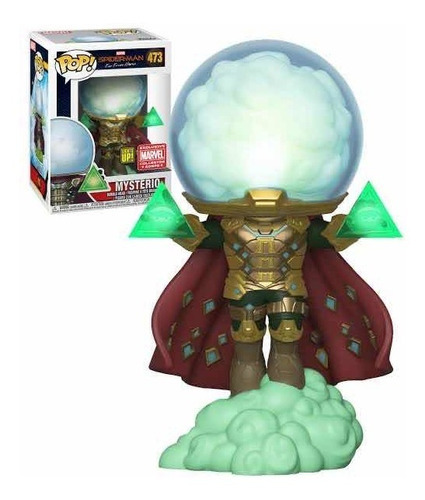 Funko Pop! Spiderman Lejos De Casa Mysterio 473 Con Luz