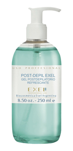 Gel Post Depilatorio Refrescante Exel 250ml Corporal