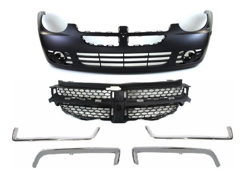 Fascia Delantera Parrilla Molduras Dodge Neon 2003 2004 2005