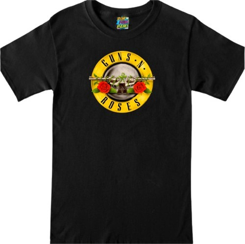 Remera Estampada Con Logo De Guns N' Roses