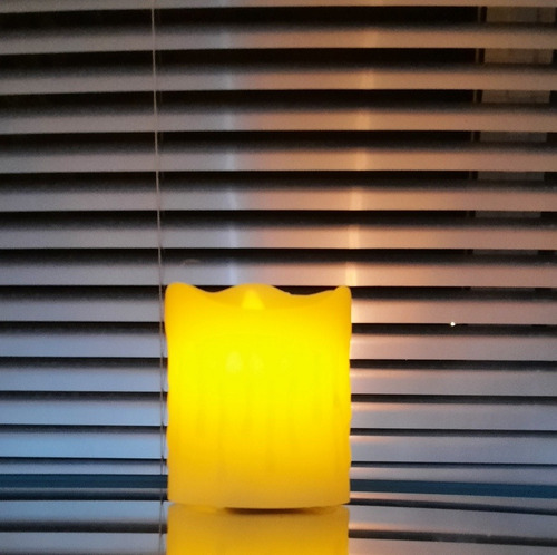 Velon Vela Led A Pilas Flama Magnética