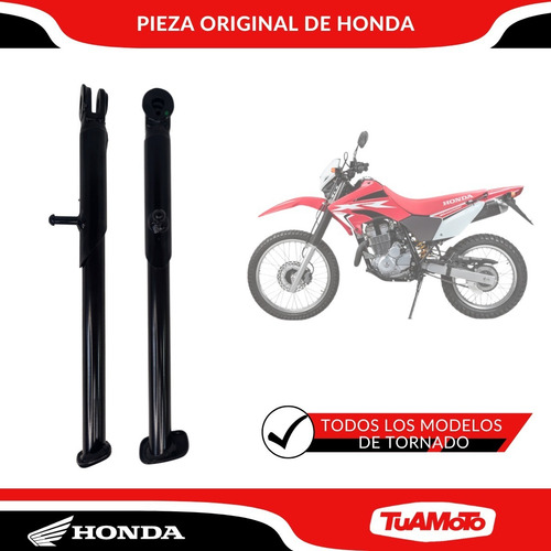 Imagen 6 de 10 de Caballete lateral/ Muleta honda Original tornado xr250