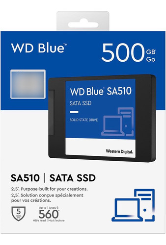 [ ] Ssd Solido Wester Digital 500gb ( Wds500g2b0a-00sm50 )