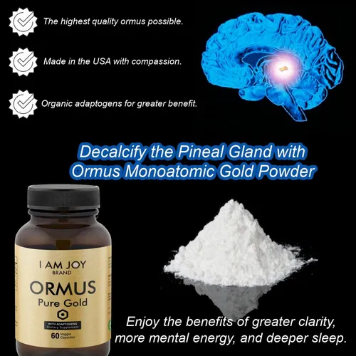 Ormus Gold Cápsulas De Elementos Monoatómicos Con Adaptógenos Maca Y Ashwaganda | Puede Ayudar A Equilibrar El Estado D