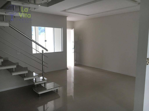 Casa, Sobrado Novo À Venda, Semi-mobiliado Com 3 Quartos, 1 Suite, 141m² Área Construída, Bairro Bela Vista, Gaspar Sc - Ca0266
