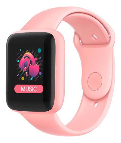 Smart Bracelet W68 Pantalla 1.3 Color Rosa Android Ios Deportes