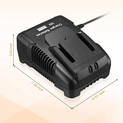 Cargador De Batería R86092 De 18 V Compatible Con Ridgid Cha
