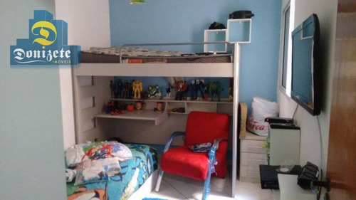 Cobertura Com 3 Dormitórios À Venda, 134 M² Por R$ 450.000,00 - Jardim Las Vegas - Santo André/sp - Co1669