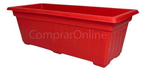 Jardinera Macetero Mini  17 X 7 Cm Rojo