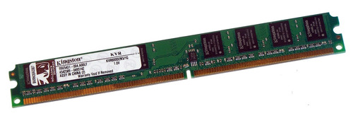 Imagen 1 de 1 de Memoria Ram Kingston Ddr2 1g 800 Mhz