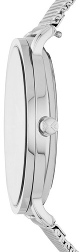 Reloj Caballero Skagen Hagen Skw6327 Color Plata De Acero Color De La Correa Plateado