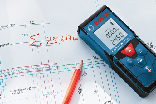 Medidor Láser De Distancias Bosch Glm 40 Professional
