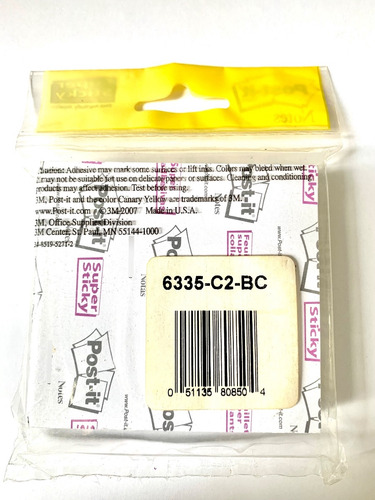 Post-it Personalizado Com A Letra C - Made In Usa.