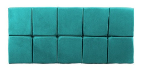 Cabeceira Painel Nina Cama Box Queen 1,60 Suede Cores Cor Suede Azul Tiffany