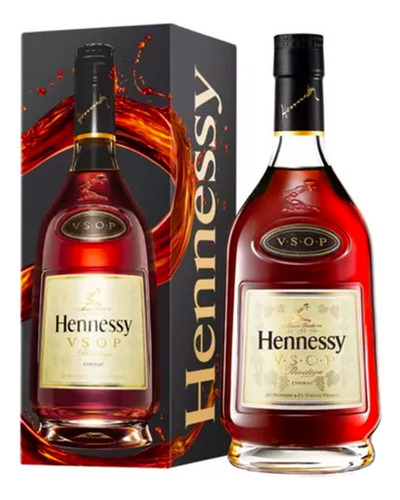 Paquete De 3 Cognac Hennessy Vsop Con Estuche 700 Ml