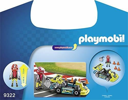 Conjunto De Construção De Estojo De Transporte Playmobil Go-