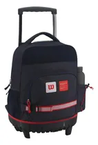 Comprar Mochila Carrito Colegio Carro Escolar Reforzada Niños Niñas Color Azul Oscuro Diseño De La Tela Liso