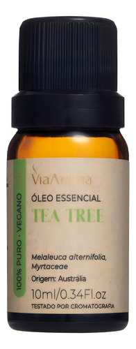 Oleo Essencial Melaleuca Tea Tree 10ml Via Aroma Puro