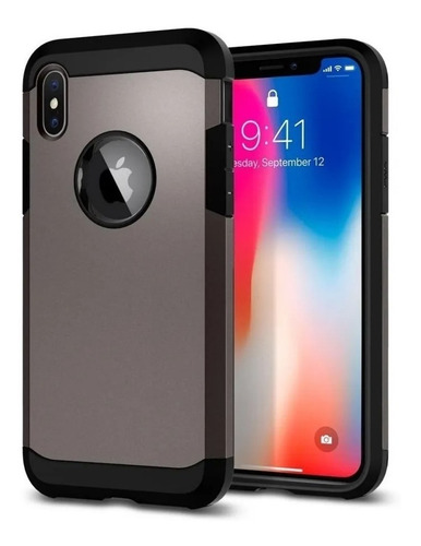 Imagen 2 de 4 de Protector Doble Capa Tipo Armor Para iPhone XS Max / Xr ®