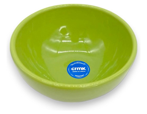 Mini Bowl De Cerámica 14 Cm Diametro Crmk Color Verde