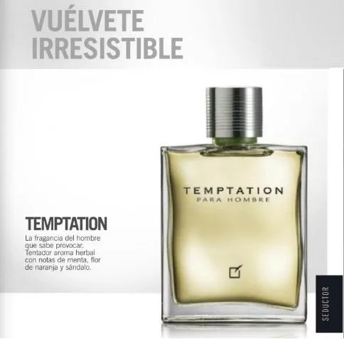 Perfume Temptation Unique Hombre Mega Original Y Sellado!
