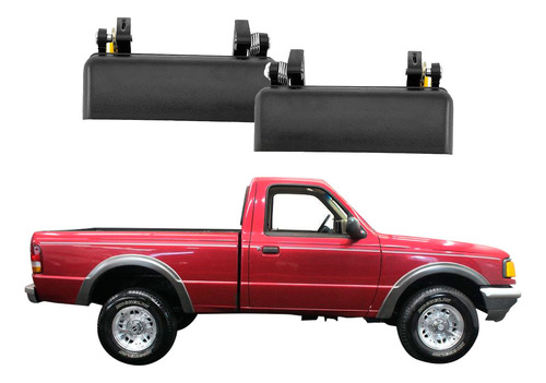 Par Manijas Puerta Exterior Ford Ranger 93/04 Hushan