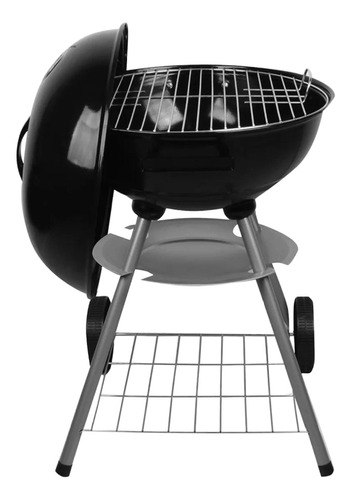 Asador Portátil Bbq Color Negro