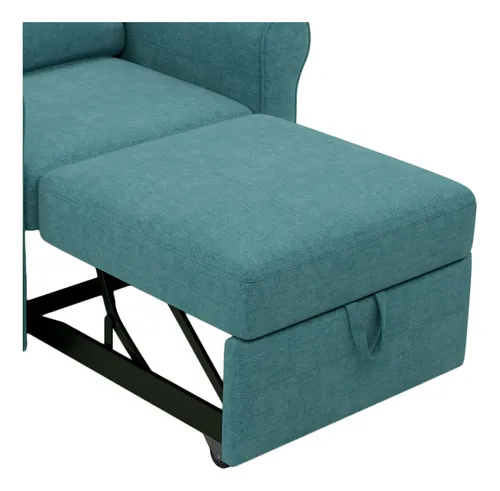Gia Sofá Cama Convertible 3 En 1, Sillón Individual Con R.